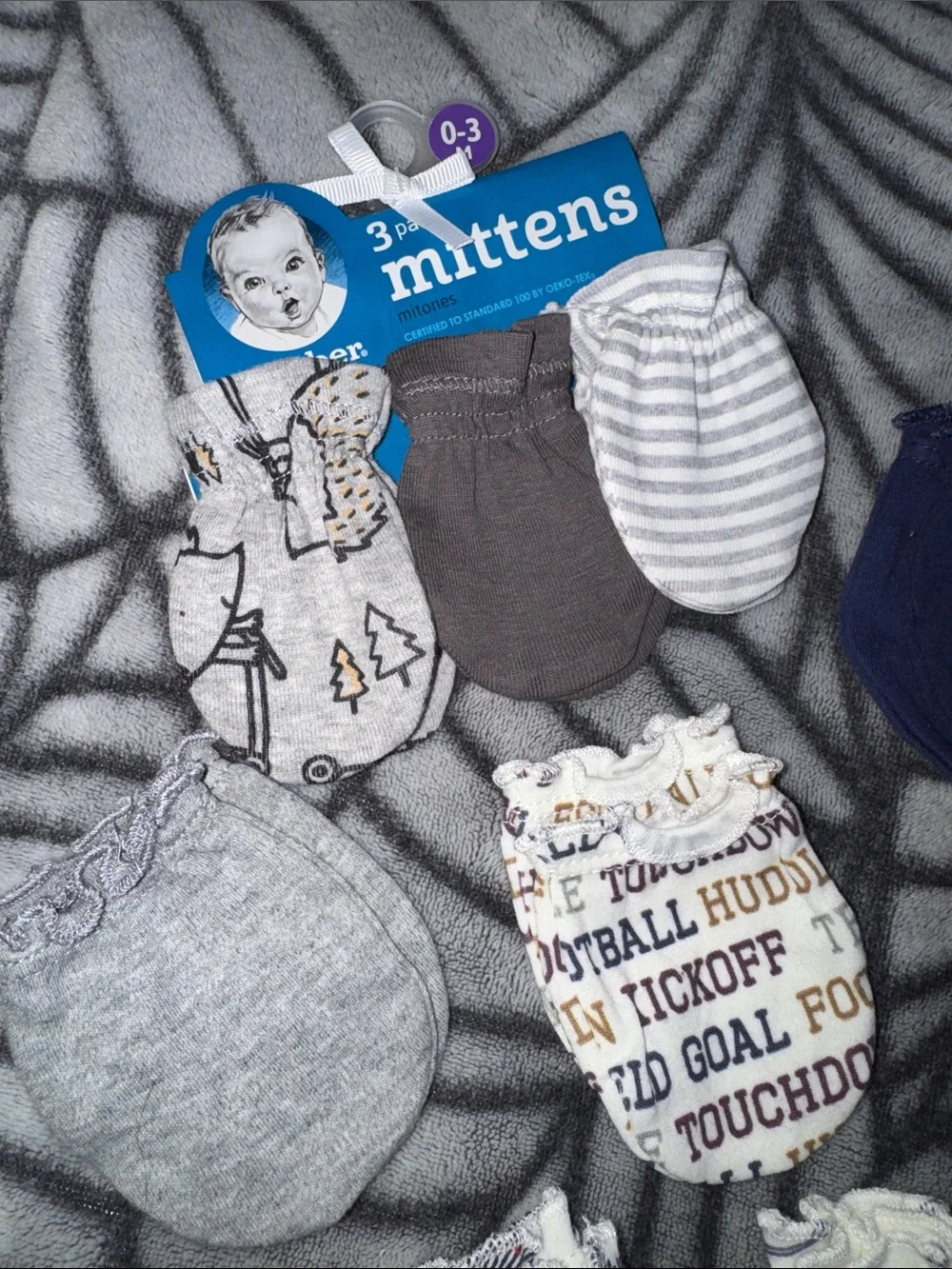 NWT Bundle of 17 Baby “No Scratch” Mittens - Size NB - 6 Months